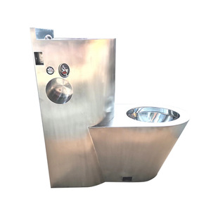 Inodoro de una pieza de acero inoxidable Changwang con lavabo para prisión y centro de detención, material 304 - Product Image 4