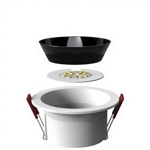 Downlight LED Ultrafino de 7.8cm de Apertura, Control por Sensor, Temperatura de Color 3000K-6000K, Antideslumbrante para Techos de Salas de Estar y Uso Doméstico - Product Image 1