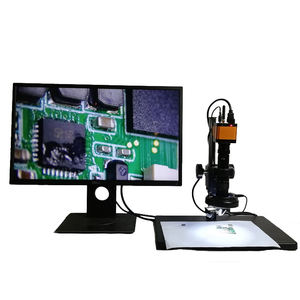 16MP <span class=keywords><strong>Microscope</strong></span> Caméra + 11.6 Pouces LCD pour L'industrie, Hiqh Qualité 3D <span class=keywords><strong>Microscope</strong></span> Vidéo VMS16M35-MW-3D + B116-HD - Product Image 1
