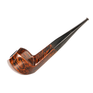 Briar Handmade Tobacco Pipe Bent Type Vulcanized Rubber Mouthpiece Solid Wood Bowl - Product Image 1
