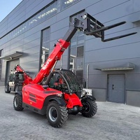 Chariot télescopique 2,5 tonnes, 3 tonnes, 3,5 tonnes, 6 m, 7 m, 4x4, certifié EPA Euro V, chargeuse télescopique sur roues