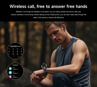 Montre connectée D13 TWS pour appels et musique, hommes et femmes, fréquence cardiaque, oxygène sanguin, mode multisports, Android IOS, avec écouteurs