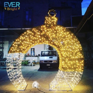 Luci a tunnel per festival natalizi, decorazione notturna per esterni in PVC per promenade costiere e percorsi da giardino - Product Image 4