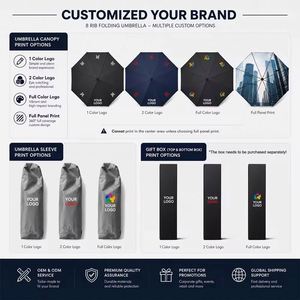 <b>Gifts</b> Custom Logo Printed Women's Sun Rain Umbrella Business Promotion Folding Umbrella Sun Protection Umbrella - Product Image 3