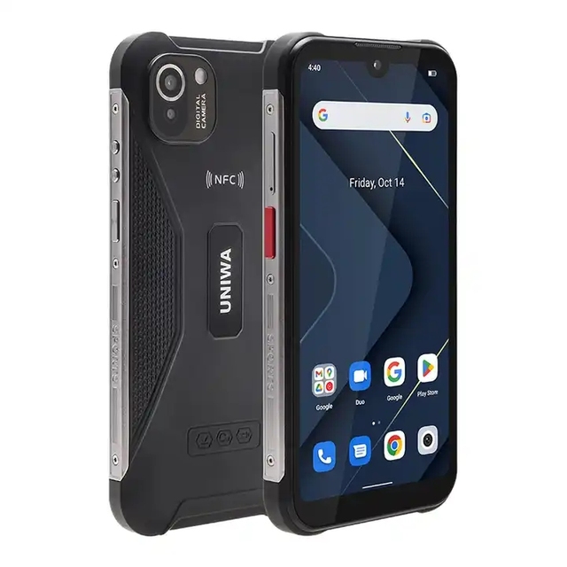 UNIWA 4G POC LTE Radio Zello W555 Android 12 Smart Phone NFC Shockproof Design 3GB RAM 32GB ROM 4G/3G/2G Network Walkie Talkie