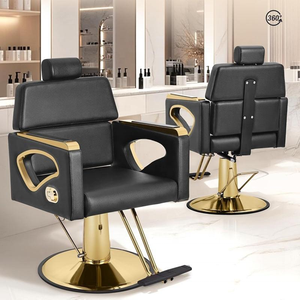 Fauteuil de Barbier Rose pour Salon de Coiffure et de Beauté - Mobilier Professionnel en Gros pour Salons - Product Image 3