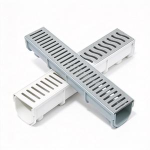 Caniveaux de drainage en résine sur mesure, haute résistance et capacité de charge élevées, adaptés aux drains de voies d'accès extérieures. - Product Image 1