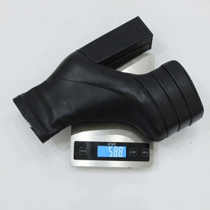 Large Size 46 Wide Fit Triple Layers Thick Platform Ankle <b>Boots</b> Women Patent High Chunky Heels Shoes Fancy Short Booties - Product Image 6