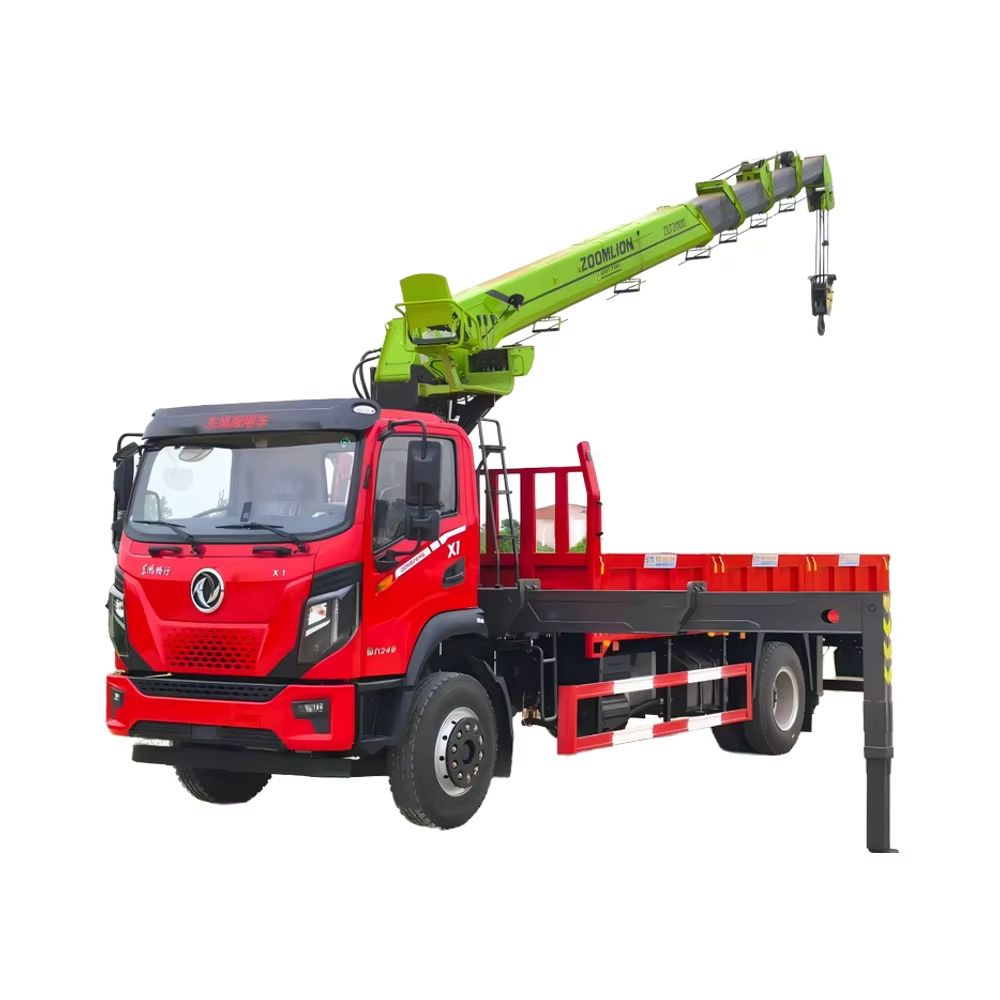 Распродажа Dongfeng 4x2 с ZOOMLION 8Ton телескопический кран, автокран, гидравлический автокран, манипулятор