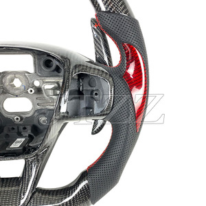 Pour <span class=keywords><strong>Ford</strong></span> <span class=keywords><strong>Focus</strong></span> MK4 volant en Fiber de carbone ST <span class=keywords><strong>RS</strong></span> 2015 2016 2017 2018 2019 volant avec palettes de changement de vitesse accessoires de voiture - Product Image 3