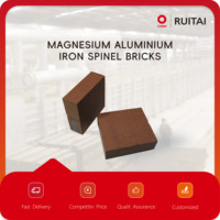 Brique réfractaire composite magnésie-alumine-fer-spinelle personnalisée OEM ODM, haute résistance pour four industriel à haute température