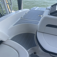 Tapis de pont en mousse EVA imitation teck pour plateforme de bain et cockpit de bateau, style SeaDek MarineMat, auto-adhésif, pour Chaparral 246 SSI 2014