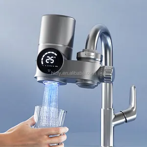 Produsen tampilan cerdas Digital Uv wastafel keran keramik Filter pemurni air keran untuk kamar mandi dapur