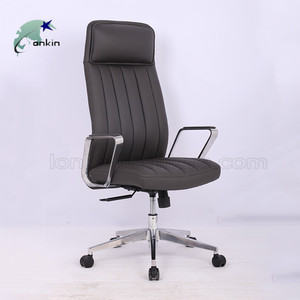 Garantie Exécutif Gris Pivotante De Bureau <span class=keywords><strong>En</strong></span> <span class=keywords><strong>Cuir</strong></span> Ergonomique <span class=keywords><strong>Chaise</strong></span> De Bureau Chaises - Product Image 1