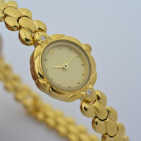 Jam Tangan Wanita Vintage Emas Terbaru 2025 - Gaya Romantis Prancis, Bentuk Gelembung, Jam Tangan Bulat Kecil Bergaya & Unik