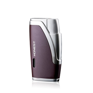 Encendedor de gas JOFI a prueba de viento, de doble llama, metálico, de viaje, con función de pulverización para uso en exteriores. - Product Image 5