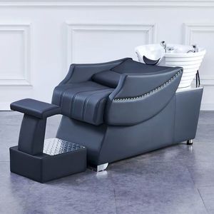 Hair salon Semi-reclining ceramic basin water-filling <b>bed</b> for beauty and hair care Hairdressing salon Hair cutting - Product Image 2
