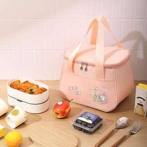 Sac à déjeuner de grande capacité en polyester de haute qualité, sac réfrigéré, imperméable et isolant thermique, sac de pique-nique à motifs de dessins animés - Product Image 4