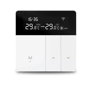 <b>Smart</b> <b>WiFi</b> Thermostat with Touchscreen OLED Display Slider Design App & Voice Control for Home & Universal Use - Product Image 1