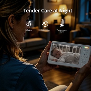 Moniteur vidéo et <span class=keywords><strong>audio</strong></span> portable pour bébé avec écran IPS de 6 pouces, sécurité sans WiFi, vision nocturne claire, mode VOX, portée de 1000 pieds, communication bidirectionnelle, pour maman - Product Image 6