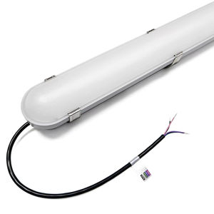 Lámpara industrial tri-proof de 8 pies, tubo LED de aluminio antiexplosión, luz lineal IP65, luz LED a prueba de explosiones para vapor. - Product Image 1