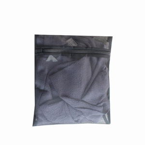 Sac de lavage en maille polyester <span class=keywords><strong>noir</strong></span> pliable vintage en gros, 25x30cm, multi-usages, pour lingerie et <span class=keywords><strong>soutien</strong></span>-<span class=keywords><strong>gorge</strong></span>, pour paniers de rangement - Product Image 1