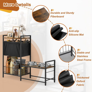 Elegante y Ecológico Soporte Elevado para Comedero de Perro de Acero Inoxidable, Ajustable, para Comida y Agua - Product Image 5