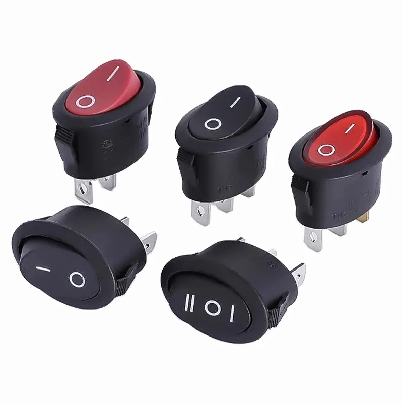 KCD1 Oval Rocker switch ON-OFF / ON-OFF-ON 2 Pins / 3 Pins Fan / Electric Kettle Switch Power Switch 6A 250VAC / 10A 125VAC
