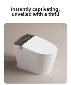 Inodoro Inteligente JM810M con Control Remoto, Asiento con Calefacción, Presión de Agua Ilimitada, Drenaje en Forma de S, Diseño Moderno, Montado en el Suelo - Product Image 3