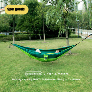 Parachute pliable et ultraléger pour l'extérieur, balançoire de camping en nylon, double longueur et largeur supplémentaires, hamac super léger - Product Image 4