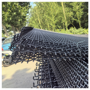 Maille de fil métallique en acier au manganèse 65Mn personnalisable, pliable et soudable, pour tamis vibrant, mines, carrières et industries du charbon - Product Image 2