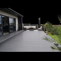 Revêtement de terrasse en composite bois-CPVC 3D de luxe, fabriqué en Chine, pour piscine, jardin, terrasse, revêtement de sol en PVC