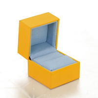 Boîte d'emballage de bijoux de luxe en carton avec impression personnalisée Boîte d'emballage de bague de haute qualité avec insertion