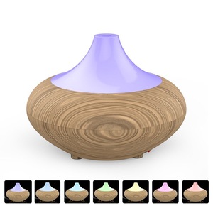 Diffuseur d'arômes en bois de sureau 130 ml, humidificateur ultrasonique avec alimentation USB pour usage domestique - Product Image 5