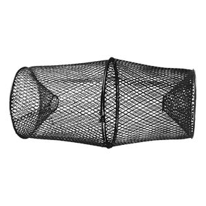 Cestino da pesca portatile in metallo e trappola per gabbia di aragosta da pesca con fondo - Product Image 1