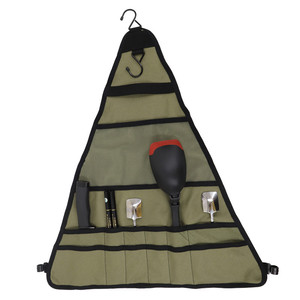 Outdoor Camping Canvas Cutlery Storage Bag Foldable Hanging Cookware Organizer For Camping - Product Image 2