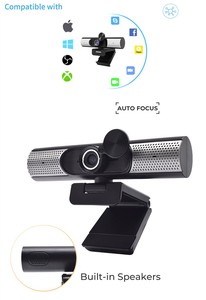 Great Office Auto Focus <strong>Web</strong> <strong>Camera</strong> for Video Meeting with Speaker &amp; Microphone 2K Resolution 110 Wide Angle Big - Product Image 5
