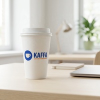 Gobelet en papier à paroi simple jetable, plusieurs tailles disponibles, impression de logo personnalisée, faible MOQ pour café chaud, thé, boissons