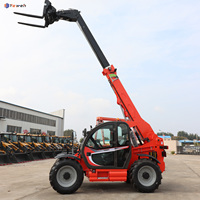 Nouveau transpalette télescopique, chargeur télescopique, capacité de levage de 18 m, mini chariot élévateur télescopique de 4 tonnes à vendre