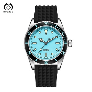 Reloj Mecánico de Negocios Vintage Luminoso de Alta Calidad para Hombre, Reloj Automático de Acero Inoxidable con Zafiro, Resistente al Agua hasta 200 m - Product Image 4