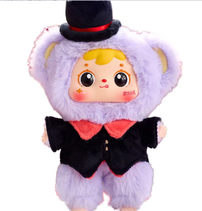 Cureplaneta Trendy Plush Storage Mystery Boxes Cute Baby Three-Big Head Zipper Bags Anime Figure Toy Surprise Blind Box Personalizzabile - Product Image 1