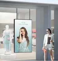 65 '75 ''alto brillo Android comercial colgante señalización Digital Super Slim Lcd publicidad pantalla 3000 4000NITs Monitor