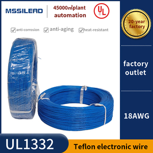 Ul1332 điện Dây cáp 18AWG nhiệt độ cao fep cách nhiệt đóng hộp đồng 200 độ động cơ dây dẫn - Product Image 4