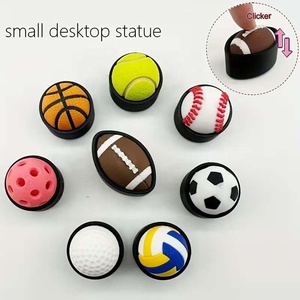 Juguetes Fidget Clicker con Forma de Balones Deportivos, Impresos en 3D, Llavero Sensorial para Aliviar el Estrés, Autismo e Hiperactividad - Product Image 1