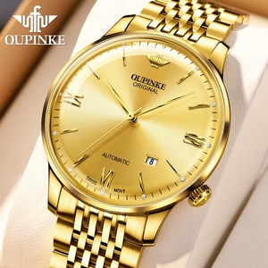 <span class=keywords><strong>Reloj</strong></span> de estilo para hombre Oupinke 3269, calendario resistente al agua, <span class=keywords><strong>reloj</strong></span> de pulsera mecánico automático analógico de marca <span class=keywords><strong>Original</strong></span> para hombre, Relojes Montre - Product Image 2