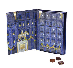 Calendrier de l'Avent personnalisé 2026 le plus vendu : Boîte en carton pour jouets, voitures, chocolats, dates, licornes, donuts, biscuits, cubes de cire parfumée - Product Image 4