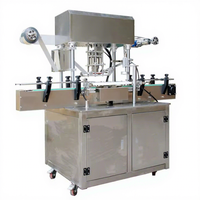Machine de scellage automatique électrique Hopefly pour bouteilles PET, bocaux et conteneurs en plastique avec découpe de feuille d'aluminium à moteur