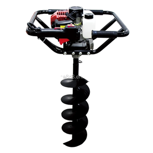 ヘビーデューティガソリン2ストロークDIYアースオーガー<span class=keywords><strong>62CC</strong></span> 2.5KW樹木植栽掘削機グラウンドドリル100-300mm - Product Image 6