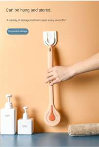 Cepillo de Ducha con Cerdas Suaves para Baño Corporal, Salud de la Piel, Depurador de Espalda, Artículos de Baño - Product Image 5