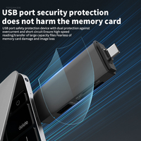 Lector de tarjetas de memoria 3 en 1 tipo C adaptador OTG USB3.2 Gen 1 transmisión de alta velocidad Tf/lector de tarjetas SD escritor